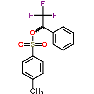 苯甲醇, a-(三氟甲基)-1-(4-甲基苯磺酸盐)结构式_13652-13-6结构式