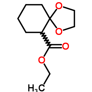 1,4-二噁螺[4,5]癸烷-6-羧酸乙酯结构式_13747-72-3结构式