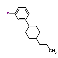 1-氟-3-(反式-4-丙基环己基)苯结构式_138679-81-9结构式