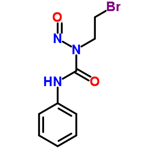 1-(2-溴乙基)-1-亚硝基-3-苯基-脲结构式_13907-73-8结构式