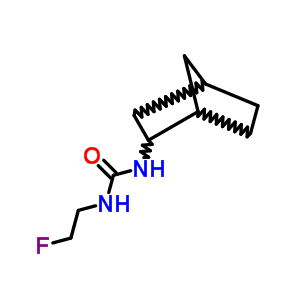 n-双环[2.2.1]庚-2-基-n-(2-氟乙基)-脲结构式_13907-96-5结构式