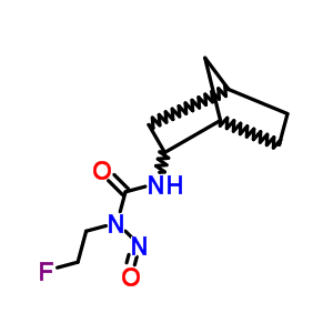 n-双环[2.2.1]庚-2-基-n-(2-氟乙基)-n-亚硝基-脲结构式_13908-95-7结构式