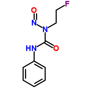 N-(2-氟乙基)-N-亚硝基-N-苯基-脲结构式_13908-97-9结构式