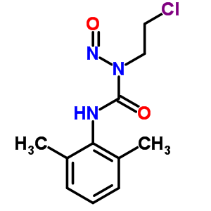 1-(2-氯乙基)-1-亚硝基-3-(2,6-二甲苯基)-脲结构式_13909-20-1结构式