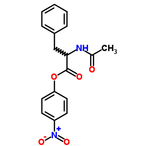 n-乙酰基-L-苯丙氨酸 4-硝基苯酯结构式_14009-94-0结构式