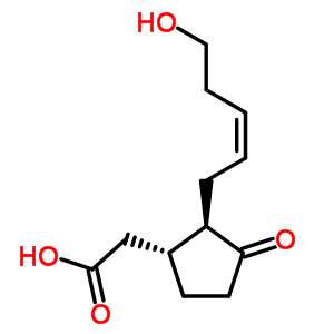 12-羟基茉莉酸结构式_140631-27-2结构式