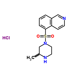 1-(5-异喹啉磺酰基)-3-甲基哌嗪盐酸盐结构式_141543-65-9结构式