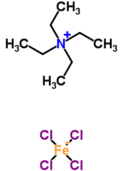 四乙基铵四氯化铁(III)结构式_14240-75-6结构式