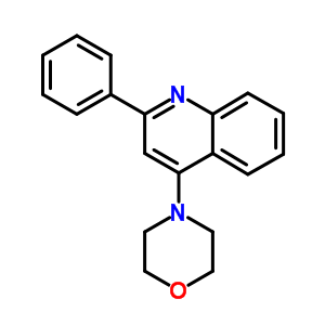 4-(4-吗啉)-2-苯基-喹啉结构式_14281-59-5结构式