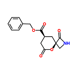 (4r,8s)-rel-1,6-二氧代-5-噁-2-氮杂螺[3.5]壬烷-8-羧酸苯甲酯结构式_144373-57-9结构式