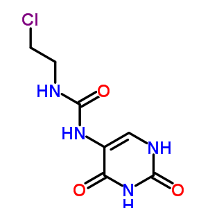N-(2-氯乙基)-N-(1,2,3,4-四氢-2,4-二氧代-5-嘧啶)-脲结构式_14900-44-8结构式