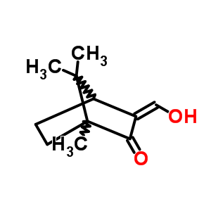 3-(羟基亚甲基)-1,7,7-三甲基-双环[2.2.1]-2-庚酮结构式_15051-75-9结构式