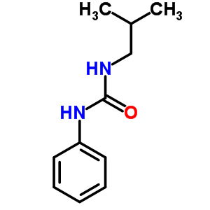 N-(2-甲基丙基)-N-苯基-脲结构式_15054-53-2结构式