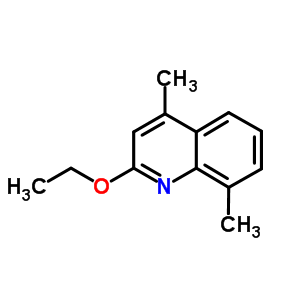 2-乙氧基-4,8-二甲基-喹啉结构式_15113-01-6结构式