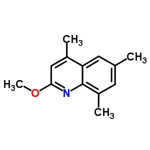 Quinoline, 2-methoxy-4,6,8-trimethyl- Structure,15113-02-7Structure