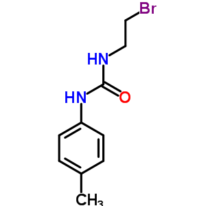n-(2-溴乙基)-n-(4-甲基苯基)-脲结构式_15145-44-5结构式