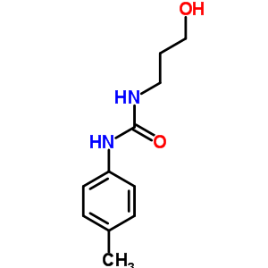 n-(3-羟基丙基)-n-(4-甲基苯基)-脲结构式_15262-94-9结构式