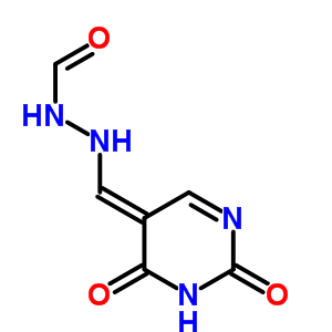 N-[[(e)-(2,4-二氧代嘧啶-5-基)甲基]氨基]甲酰胺结构式_15352-89-3结构式