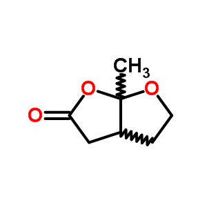 四氢-6a-甲基-呋喃并[2,3-b]呋喃-2(3h)-酮结构式_15441-59-5结构式