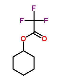 三氟乙酸环己醇酯结构式_1549-45-7结构式