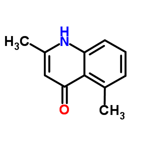 2,5-二甲基-4-羟基喹啉结构式_15644-83-4结构式