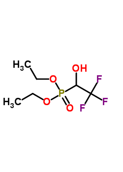 (2,2,2-三氟-1-羟基乙基)磷酸二乙酯结构式_156748-67-3结构式