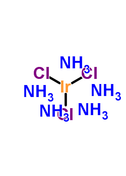 Pentaamminechloroiridium(iii) chloride Structure,15742-38-8Structure
