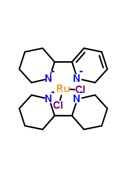 顺-双(2,3-二吡啶基)二氯化钌(II)二水合物结构式_15746-57-3结构式