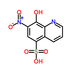 8-羟基-7-硝基-喹啉-5-磺酸结构式_15851-63-5结构式