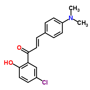 1-(5-氯-2-羟基苯基)-3-[4-(二甲基氨基)苯基]-2-丙烯-1-酮结构式_15934-77-7结构式