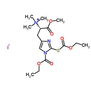 N(Im)-乙氧羰基-S-乙氧羰基L-麦角硫因甲酯碘化物结构式_162240-57-5结构式