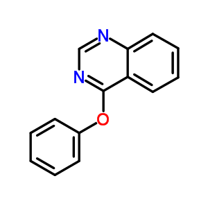 Quinazoline, 4-phenoxy- Structure,16347-97-0Structure