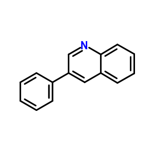 3-苯基-喹啉结构式_1666-96-2结构式