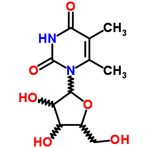 (8CI,9CI)-5,6-二甲基-尿苷结构式_16710-16-0结构式