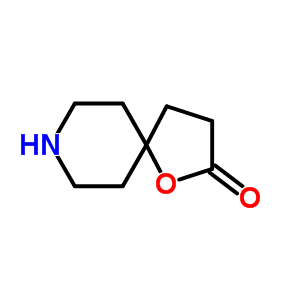 1-噁-8-氮杂螺[4.5]癸烷-2-酮结构式_167364-29-6结构式