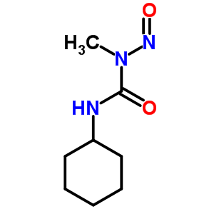 n-环己基-n-甲基-n-亚硝基-脲结构式_16813-38-0结构式