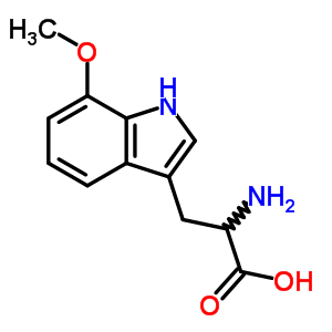 7-甲氧基色氨酸结构式_16979-62-7结构式