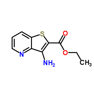 3-氨基噻吩并[3,2-b]吡啶-2-羧酸乙酯结构式_171179-86-5结构式