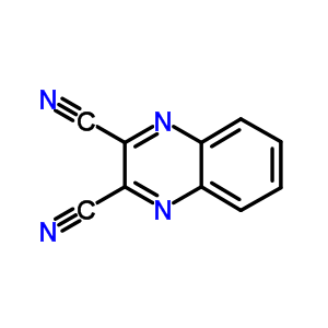 2,3-喹噁啉二甲腈结构式_17132-92-2结构式
