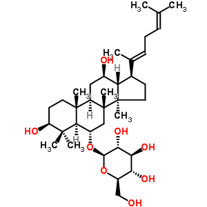 人参皂苷Rh4对照品结构式_174721-08-5结构式