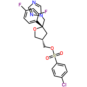 泊沙康唑中间体9结构式_175712-02-4结构式