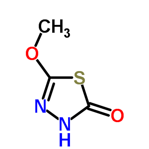 5-甲氧基-1,3,4-噻二唑-2-酮结构式_17605-27-5结构式