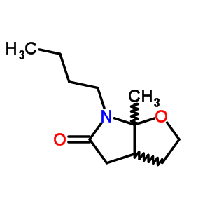 2-丁基-1-甲基-8-噁-2-氮杂双环[3.3.0]辛烷-3-酮结构式_17951-87-0结构式