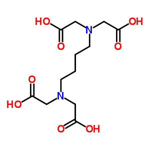 N,N-1,4-丁烷二基双[N-(羧基甲基)-甘氨酸结构式_1798-13-6结构式
