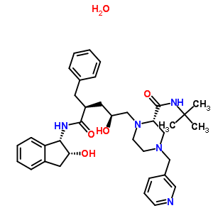 Indinavir (100 mg)f0d3080.971mg/mg(ai) Structure,180683-37-8Structure