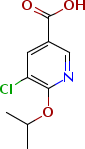 5-氯-6-(1-甲氧基)-3-吡啶羧酸结构式_187401-45-2结构式
