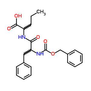(9CI)-N-[N-[(苯基甲氧基)羰基]-L-苯基丙氨酰基]-L-正缬氨酸结构式_18921-56-7结构式