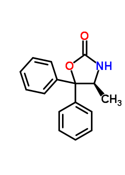 (4S)-甲基-5,5-二苯基-2-噁唑酮结构式_191090-29-6结构式