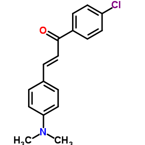 1-(4-氯苯基)-3-[4-(二甲基氨基)苯基]-2-丙烯-1-酮结构式_19133-00-7结构式