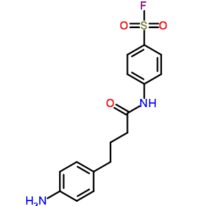 4-[[4-(4-氨基苯基)-1-氧代丁基]氨基]-苯磺酰氯结构式_19160-21-5结构式